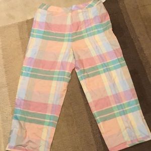 NWOT Willi Smith 100% Linen capris size 10